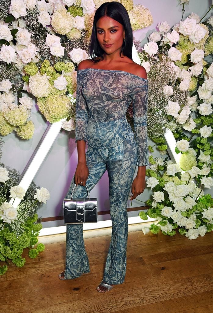 Simone Ashley attends the officially party celebrating Vogue World: London 2023 at George Mayfair on September 14, 2023 in London, England. (