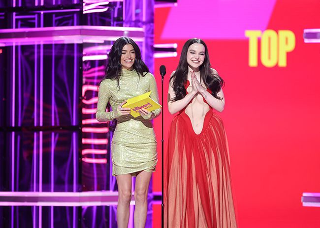 Dixie DAmelio and Dove Cameron Billboard Awards