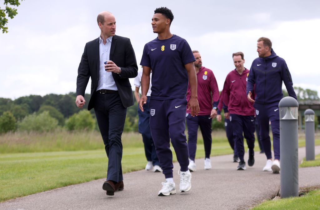 Prince William and Ollie Watkins