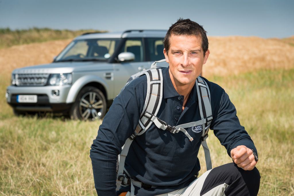 Above and beyond: Bear Grylls and Land Rover are the perfect fit