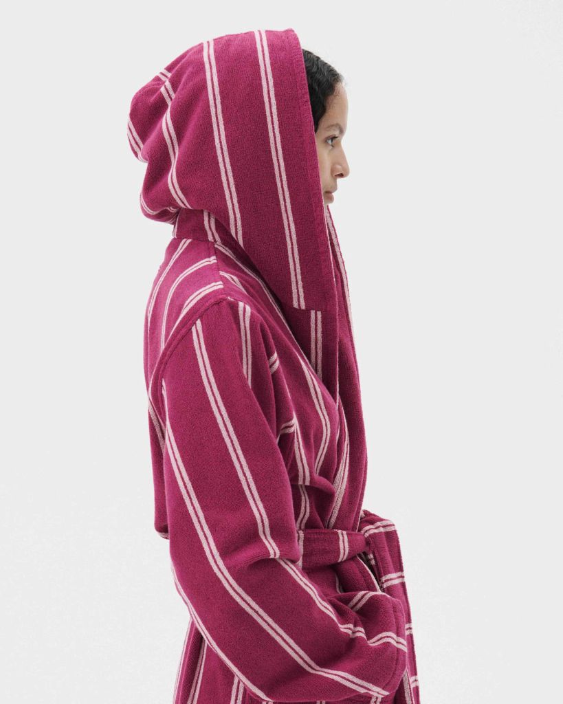 Terry Hooded Bathrobe by tekla
