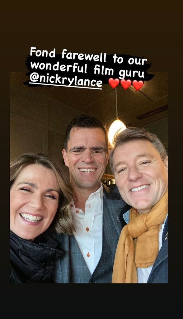 Ben Shephard's leaving message to colleague Nick Rylance on Instagram 