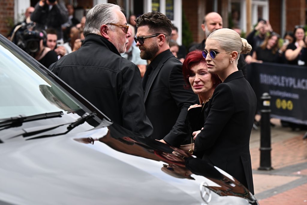 Sharon and Ozzy Osbourne's rarely-seen daughter Aimee makes tearful  appearance with family at dad's procession | HELLO!