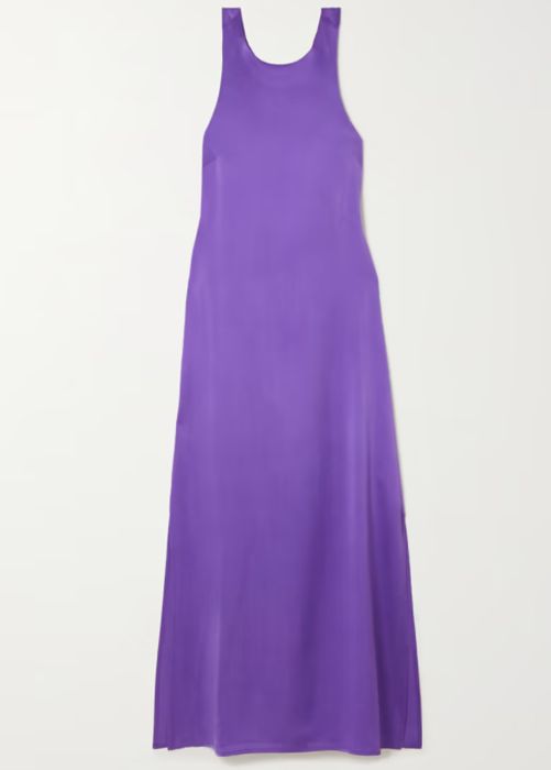 net a porter purple dress