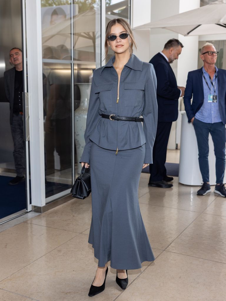 Barbara Palvin is seen at Hotel Martinez during day four of the 78th Cannes Film Festival on May 16, 2025 in Cannes, France. (Photo by Arnold Jerocki/GC Images)