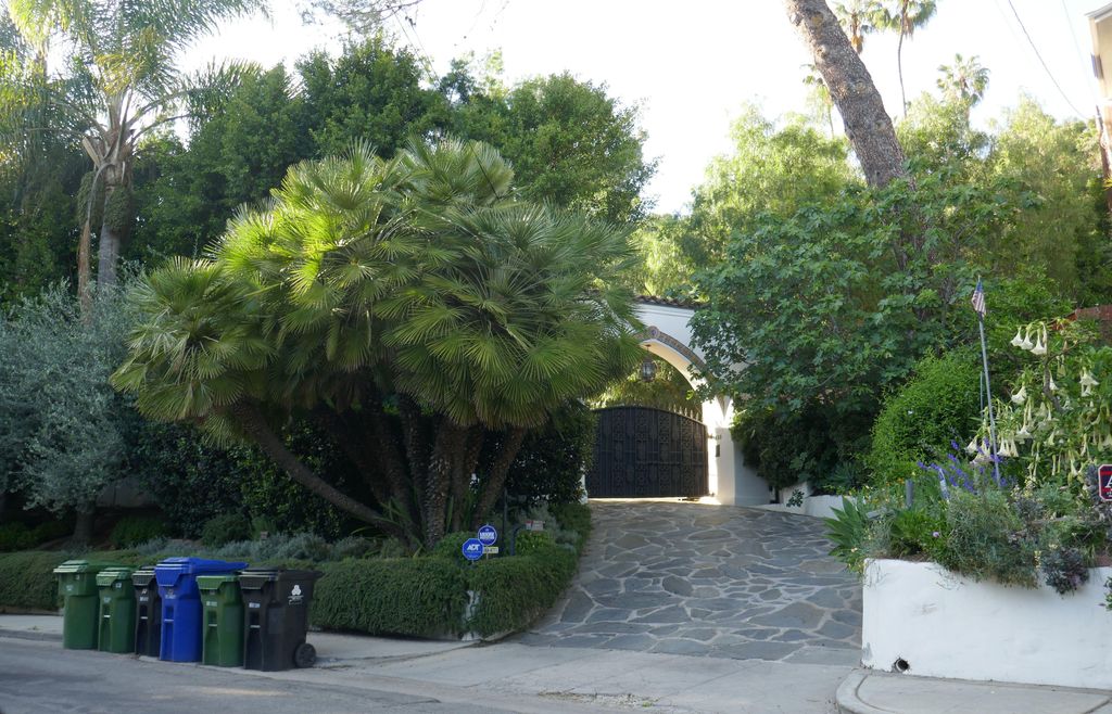 A general view of Robert Pattinson's former home prior to buying his Spanish-style residence
