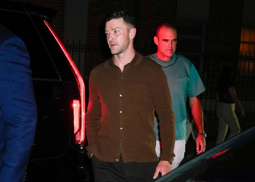Justin Timberlake out and about with wife Jessica Biel