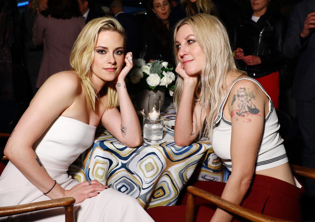 Kristen Stewart and Dylan Meyer attend The Hollywood Reporter Nominees Night 