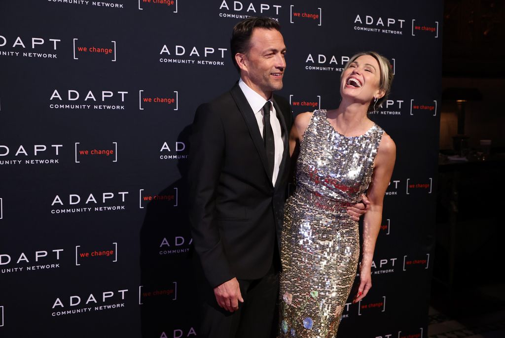 Andrew Shue and Amy Robach attend the 2022 ADAPT Leadership Awards at Cipriani 42nd Street on March 10, 2022 in New York City