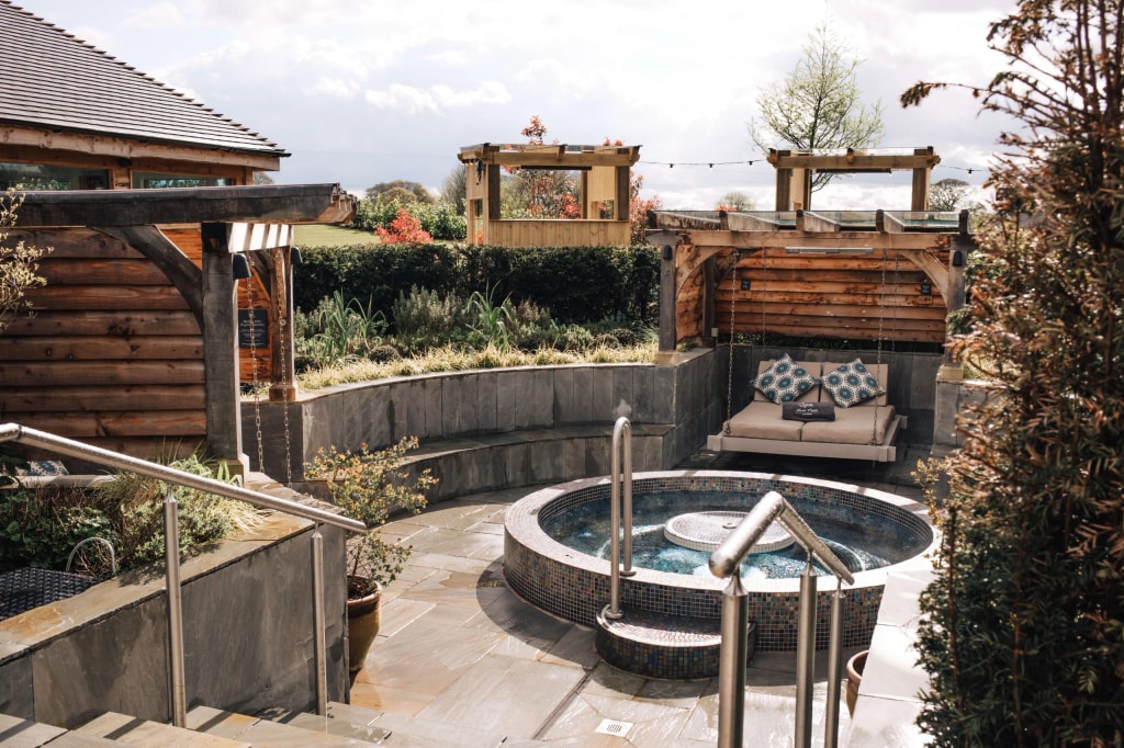 manor house spa garden imagery 
