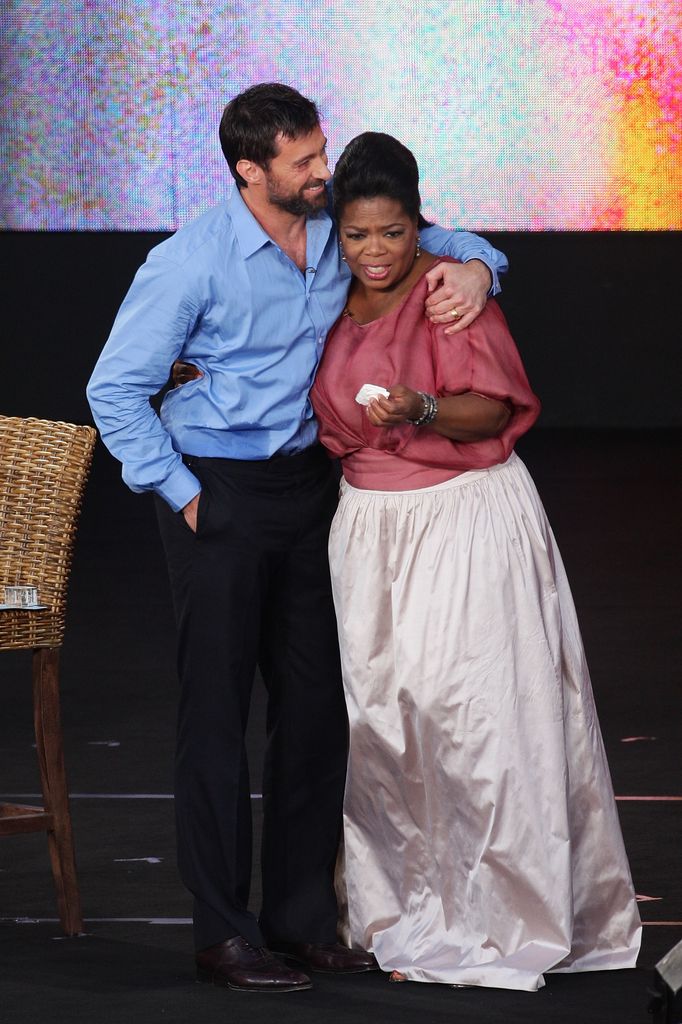 Oprah and Hugh in 2010 in Sydney, Australia