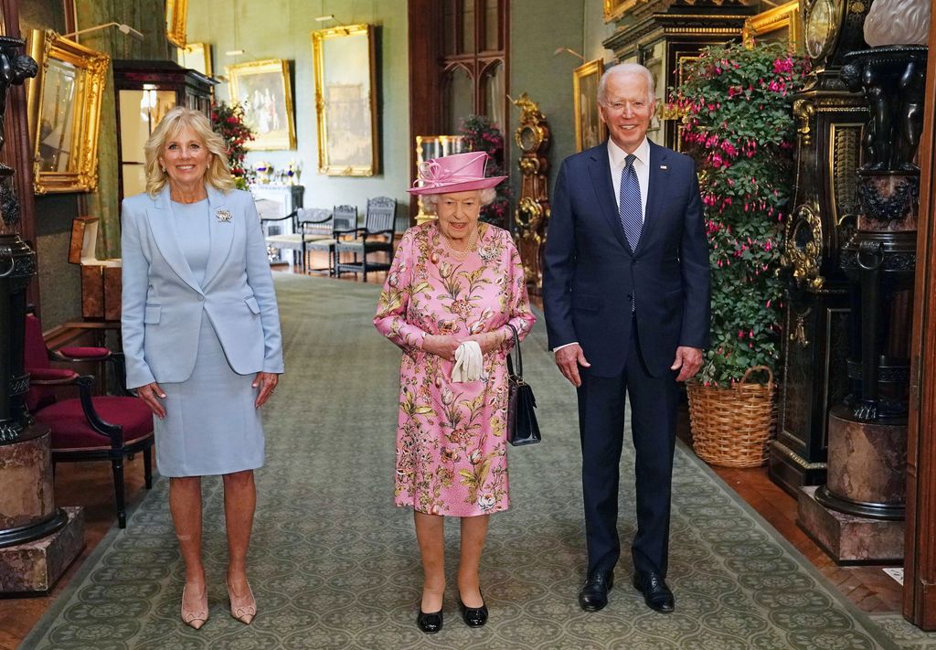 Queen Elizabeth II hosted US President Joe Biden and First Lady Jill Biden in Windsor in 2021