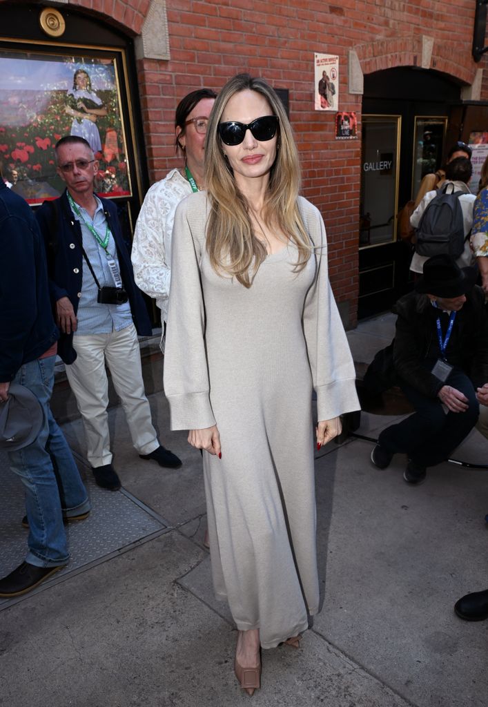 Angelina Jolie comparece ao Telluride Film Festival em 31 de agosto de 2024 em Telluride, Colorado