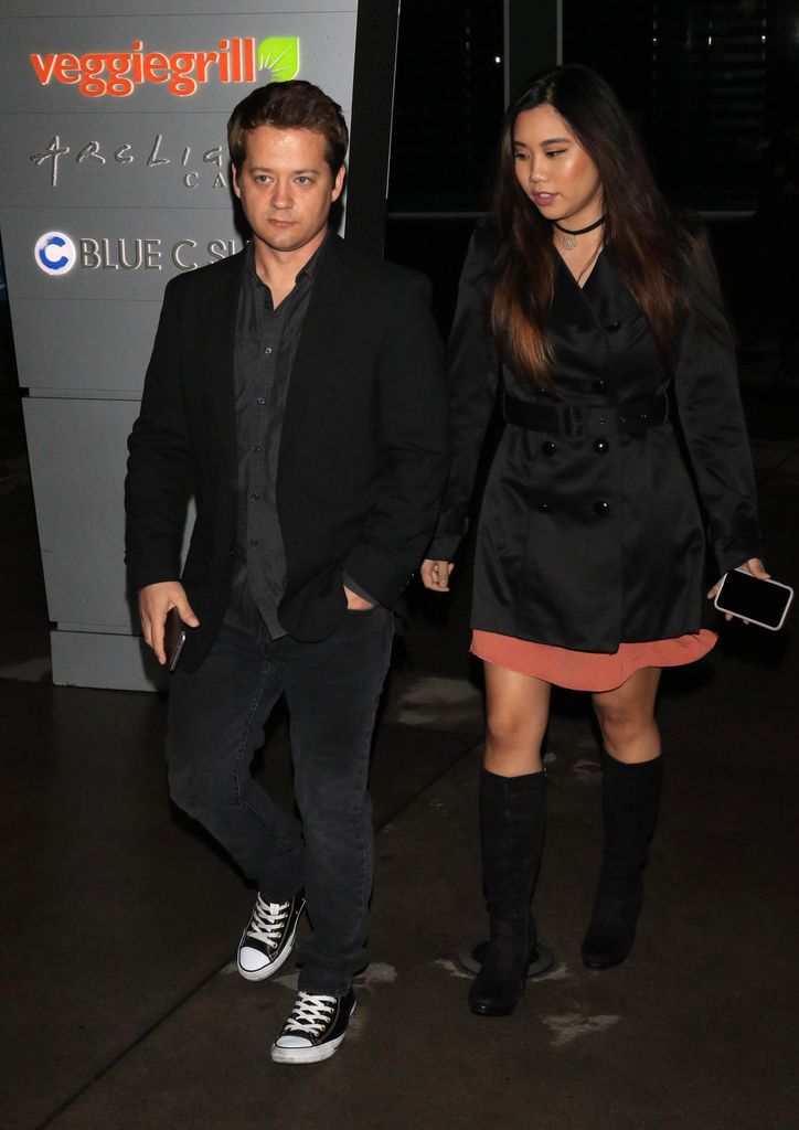 Jason Earles and wife in Los Angeles