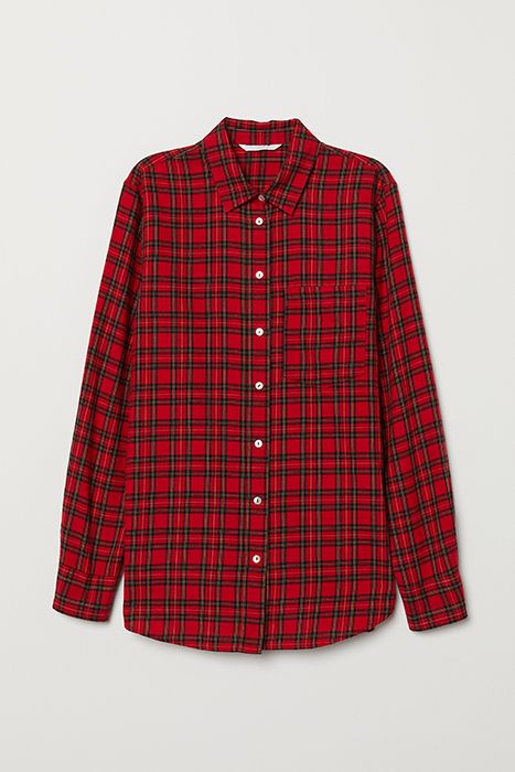red checked short h and m