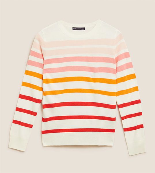 m and s stripes jumper