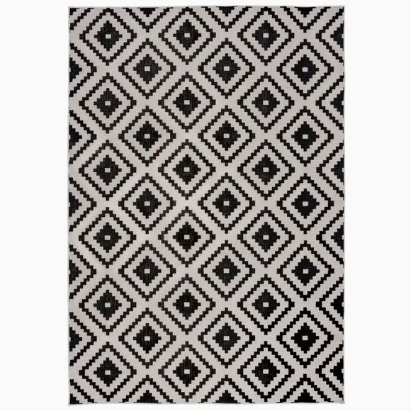 Dunelm geometric outdoor rug