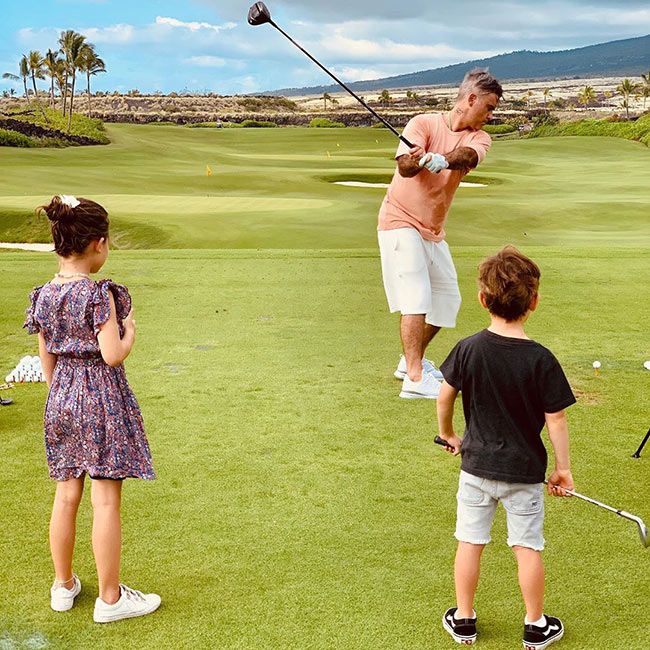 robbie williams kids golf