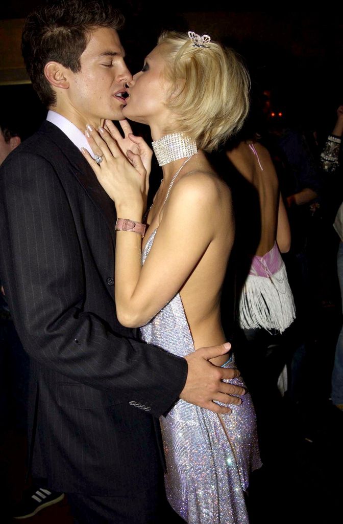 Paris Hilton kissing her ex Jason Shaw