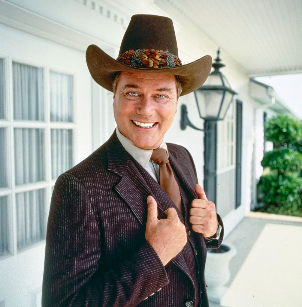 Larry Hagman as J.R. Ewing on Dallas, April 2, 1978