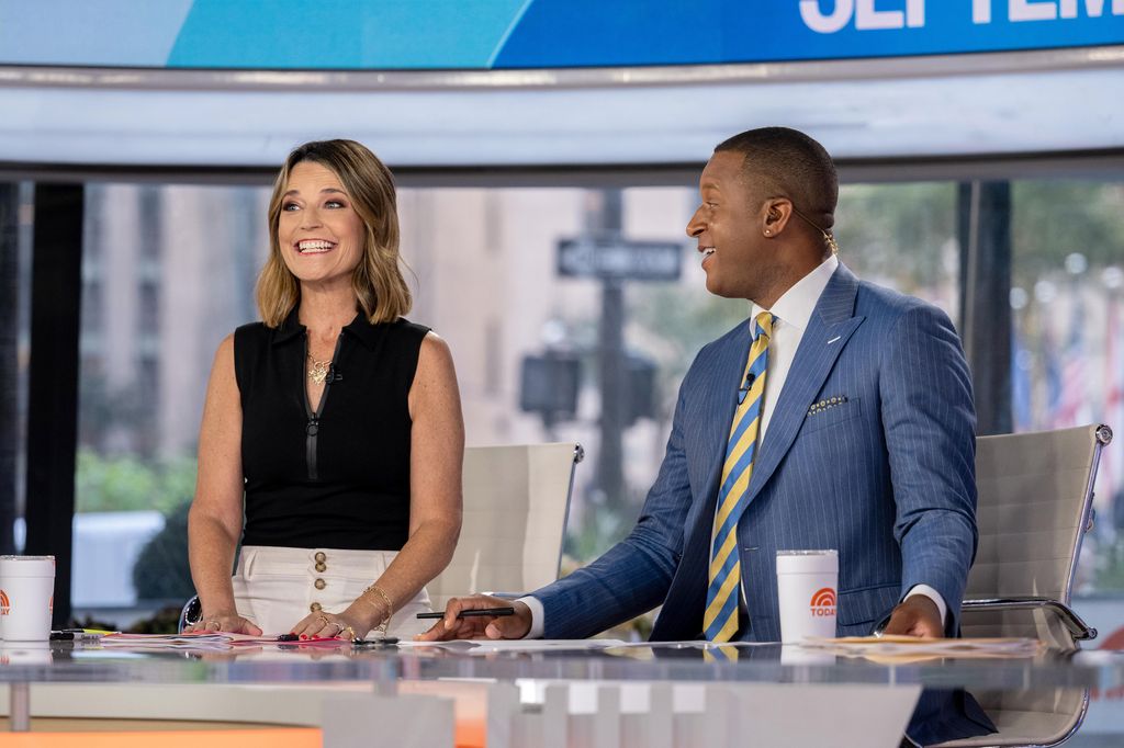 TODAY -- Pictured: Savannah Guthrie and Craig Melvin on Wednesday, September 6, 2023