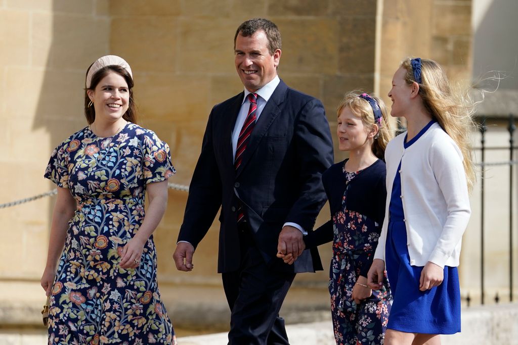 Eugenie walking with Peter, Savannah and Isla on Easter Sunday 2022