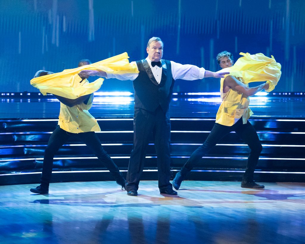 Andy Richter performs in season 34, episode 2 of Dancing with the Stars