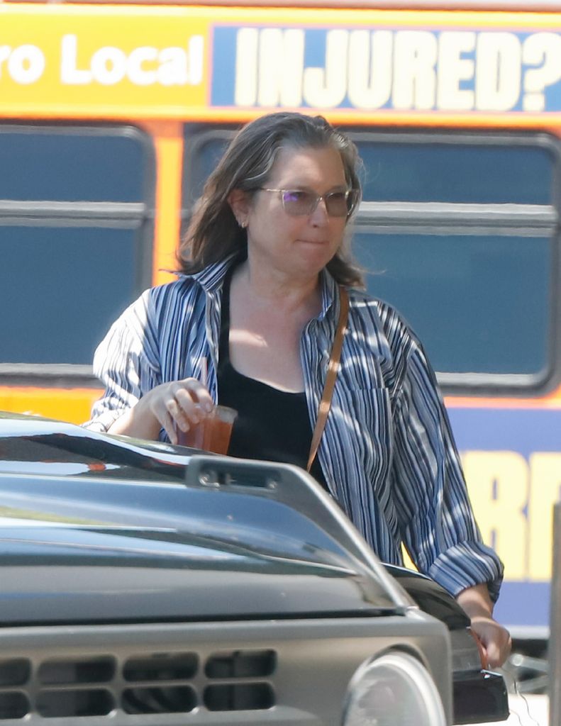 Bridget Fonda walking in LA