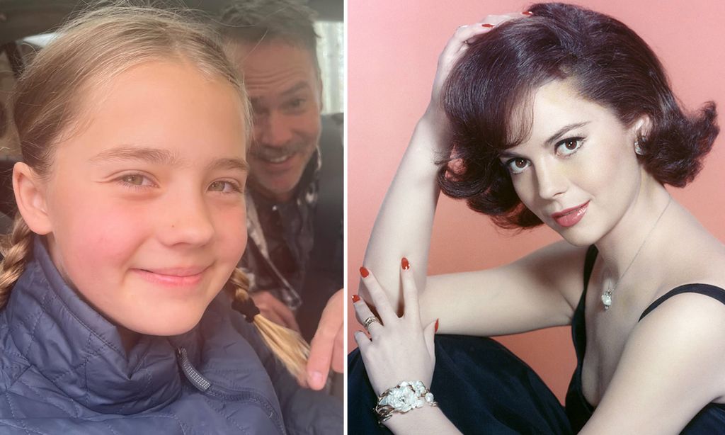 Clover Watson and Natalie Wood in a split image