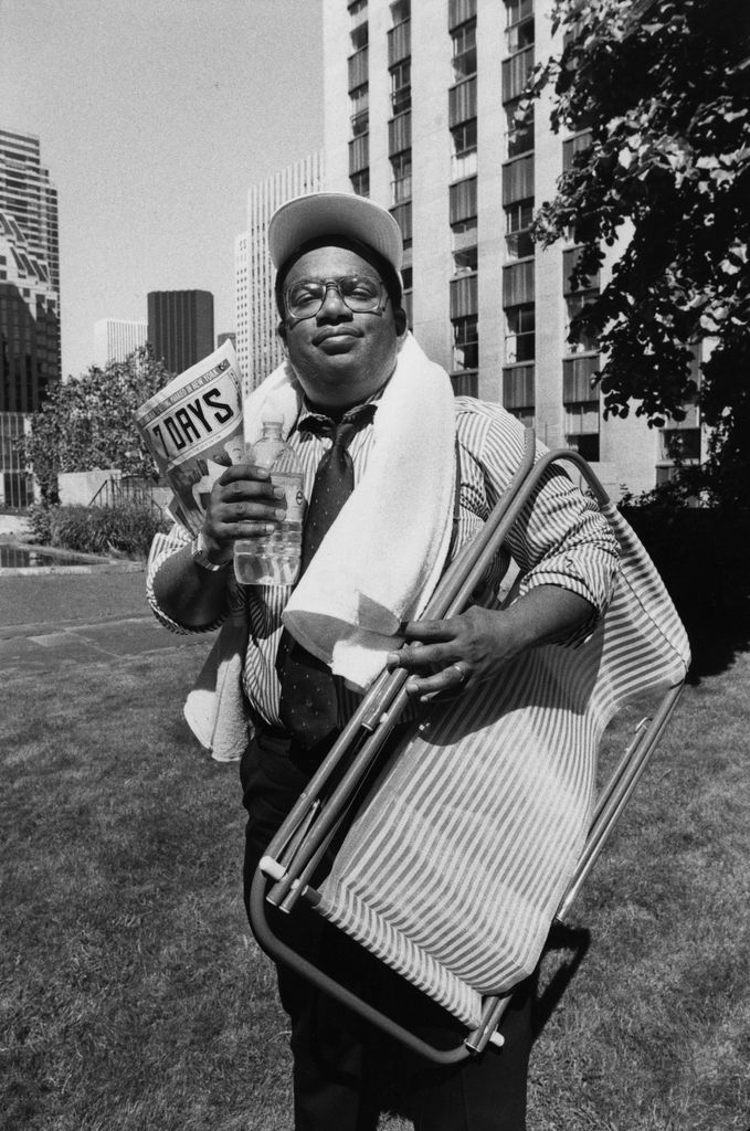 American television weatherman and writer Al Roker, New York City, 10th June 1988.