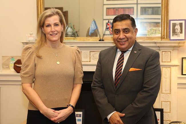 sophie wessex with lord ahmad of wimbledon