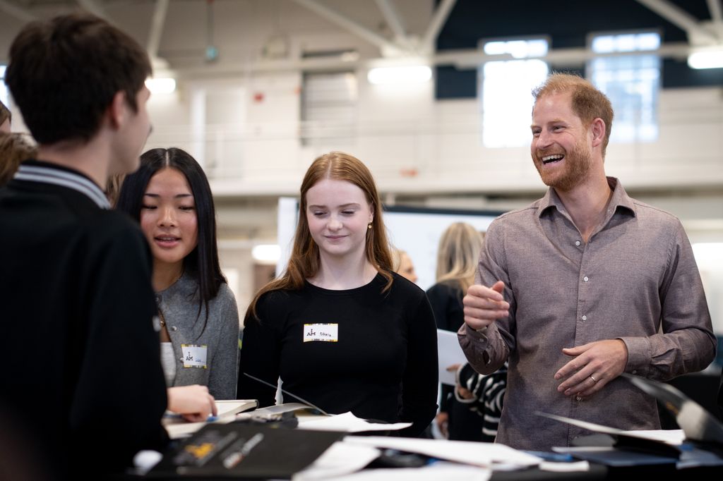 The Duke was all smiles for the event 