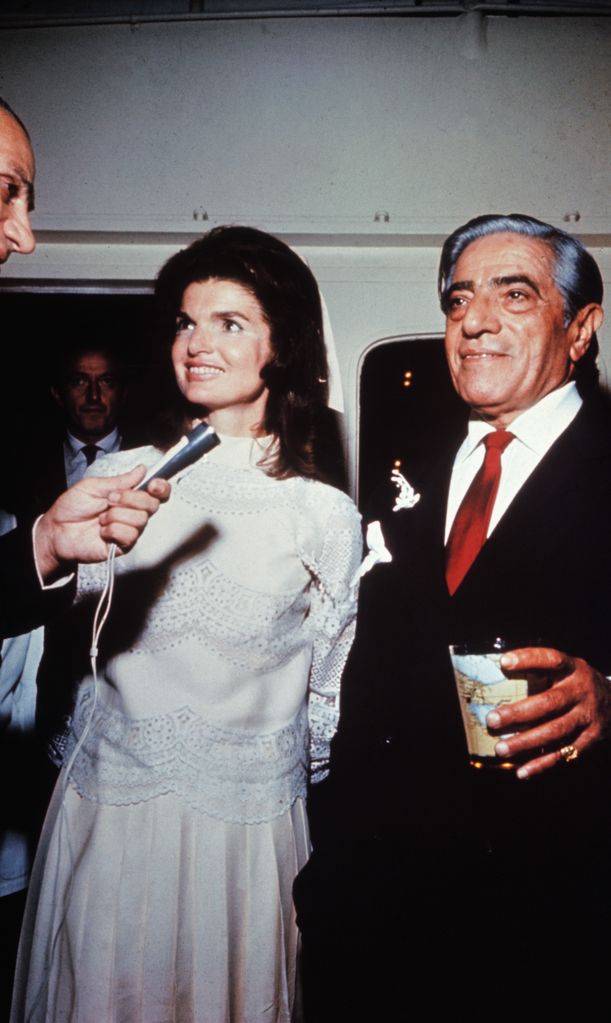 Jackie O, often known as Jackie Kennedy, wore Valentino for her second wedding to Aristotle Onassis