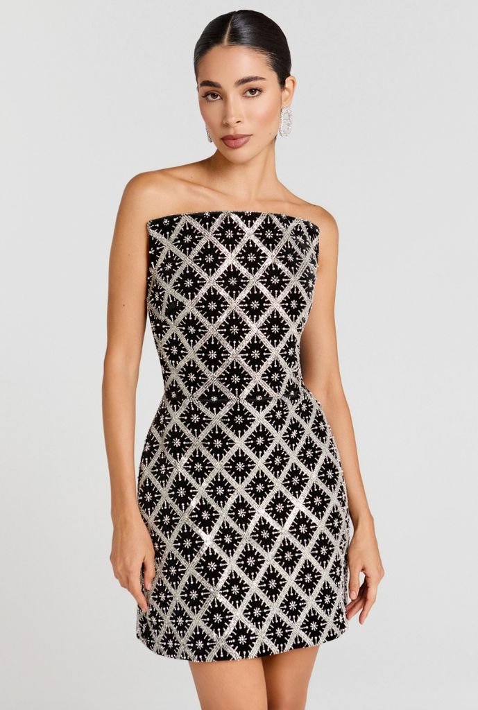 Nadine Merabi 'Lyla' Black Party Dress