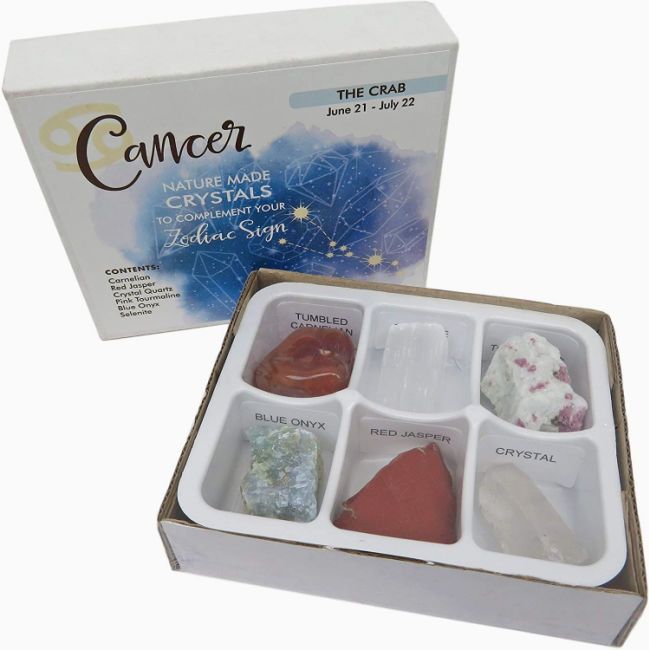 zodiac astrology gift cancer healing crystals