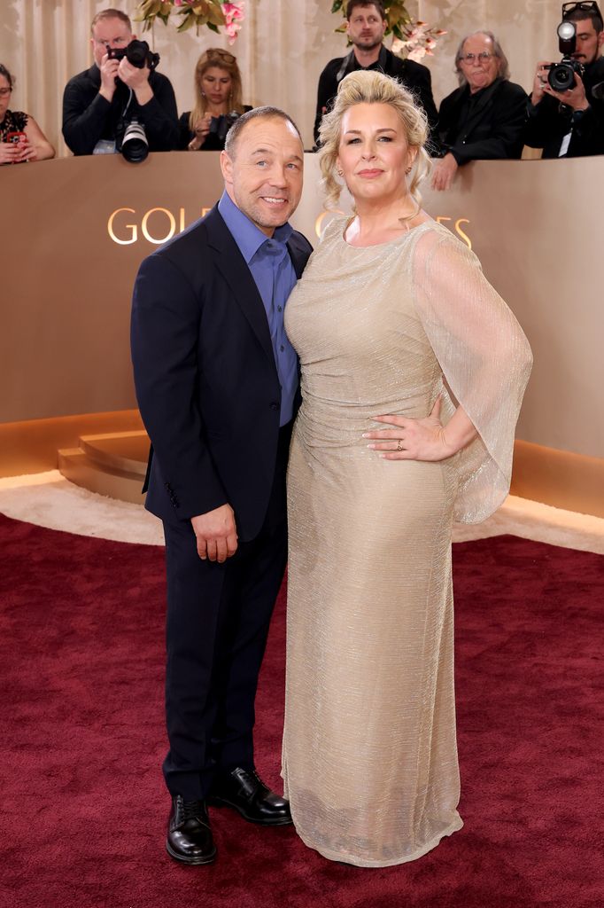 Stephen Graham and Hannah Walters attend the 83rd Annual Golden Globe Awards