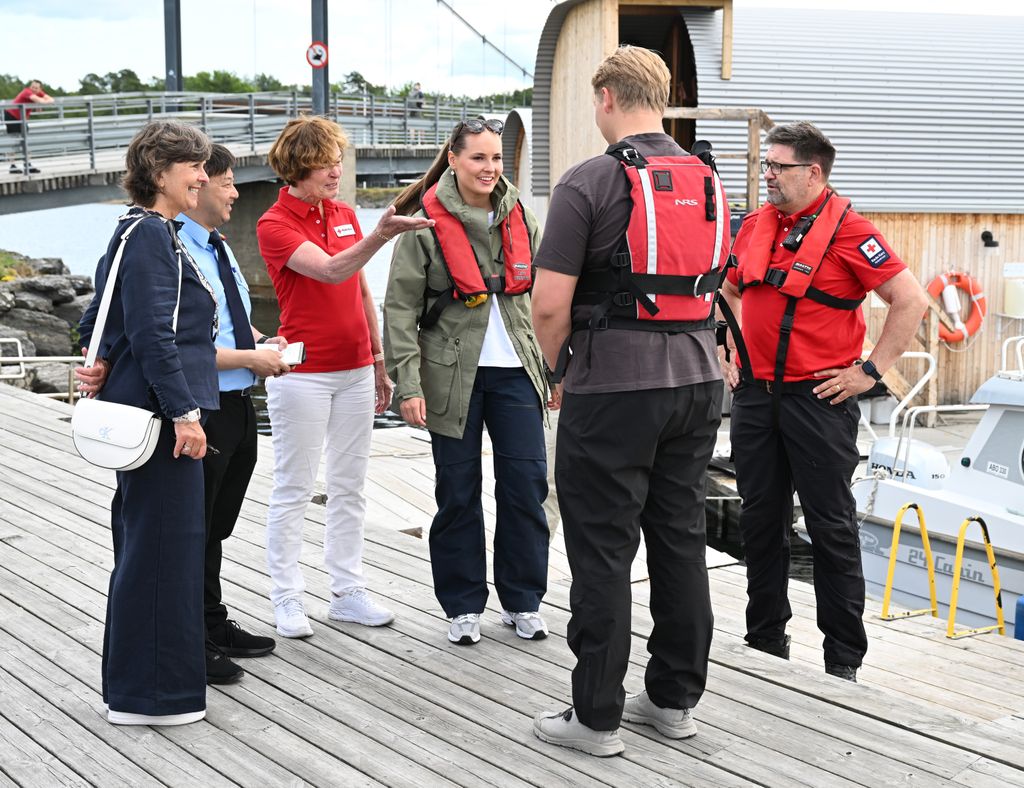 norwegian royals at red cross summer emergency response unit 