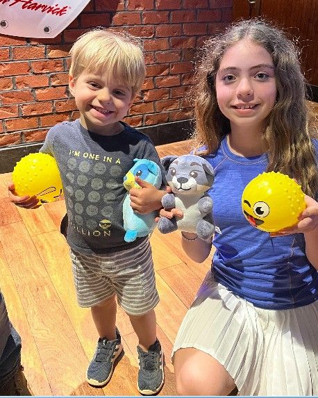 photo of greg biffle kids emma and ryder