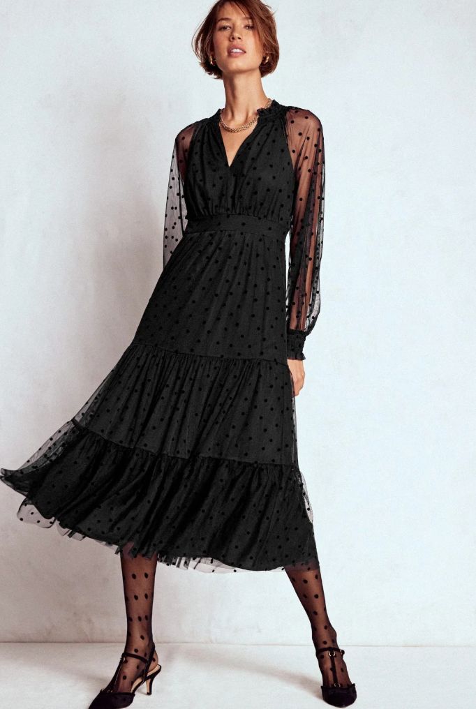 Boden 'Lucille' Tulle Midi Dress