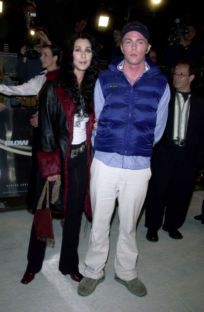  Cher arrives with her son, Elija Blue 