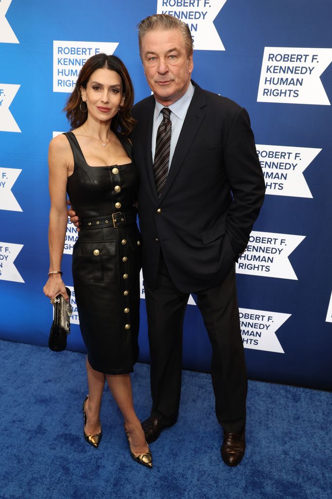 Hilaria Baldwin and Alec Baldwin attend the Robert F. Kennedy Human Rights' 2024 Ripple of Hope Gala on December 11, 2024 in New York City