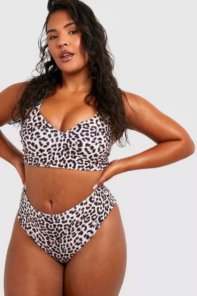 European High Waisted Womens Plus Size Swimsuits With Padded Chest