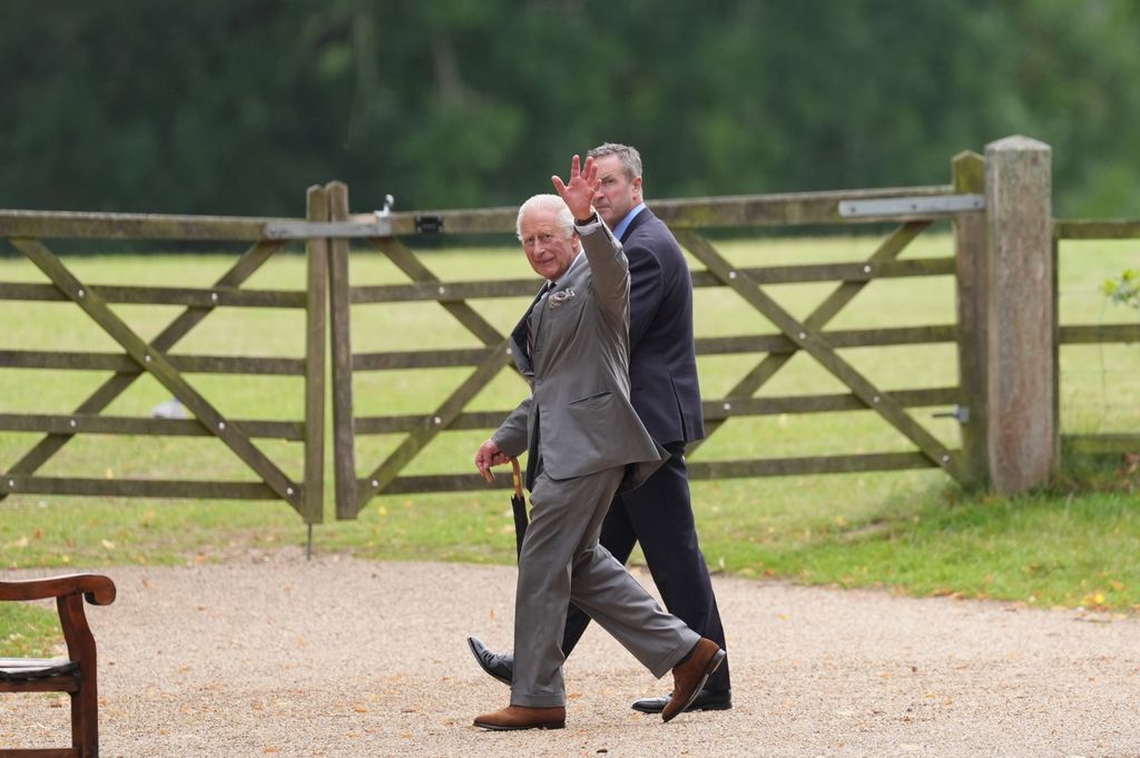 King Charles III frequents the church