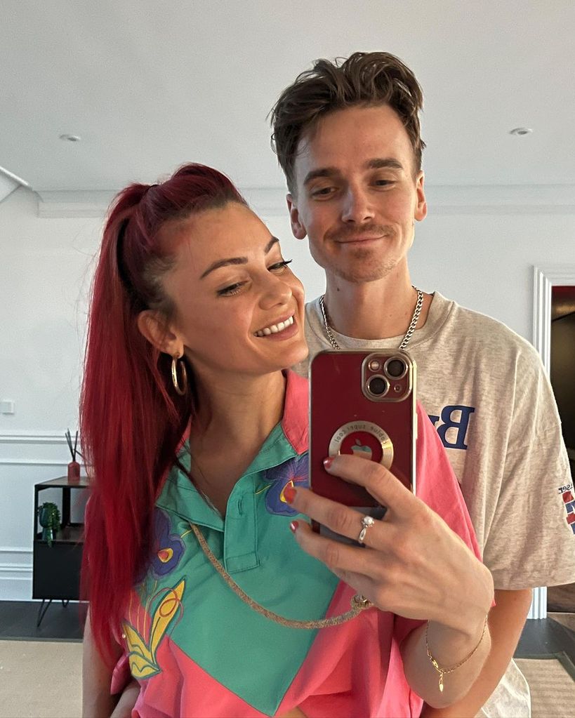 Joe and Dianne posing for a selfie 