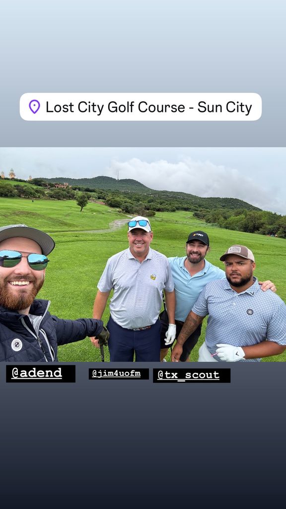 connor cruise golfing south africa