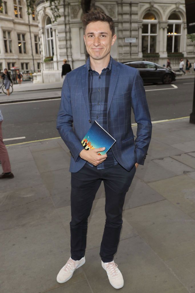Friday Night Dinner actor Tom Rosenthal at a play opening in London