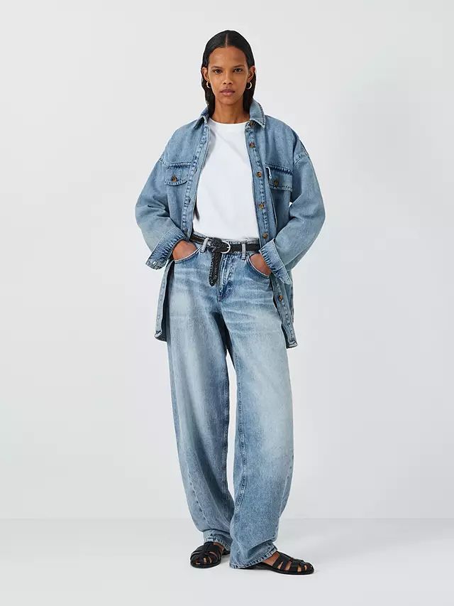 John Lewis barrel leg jeans