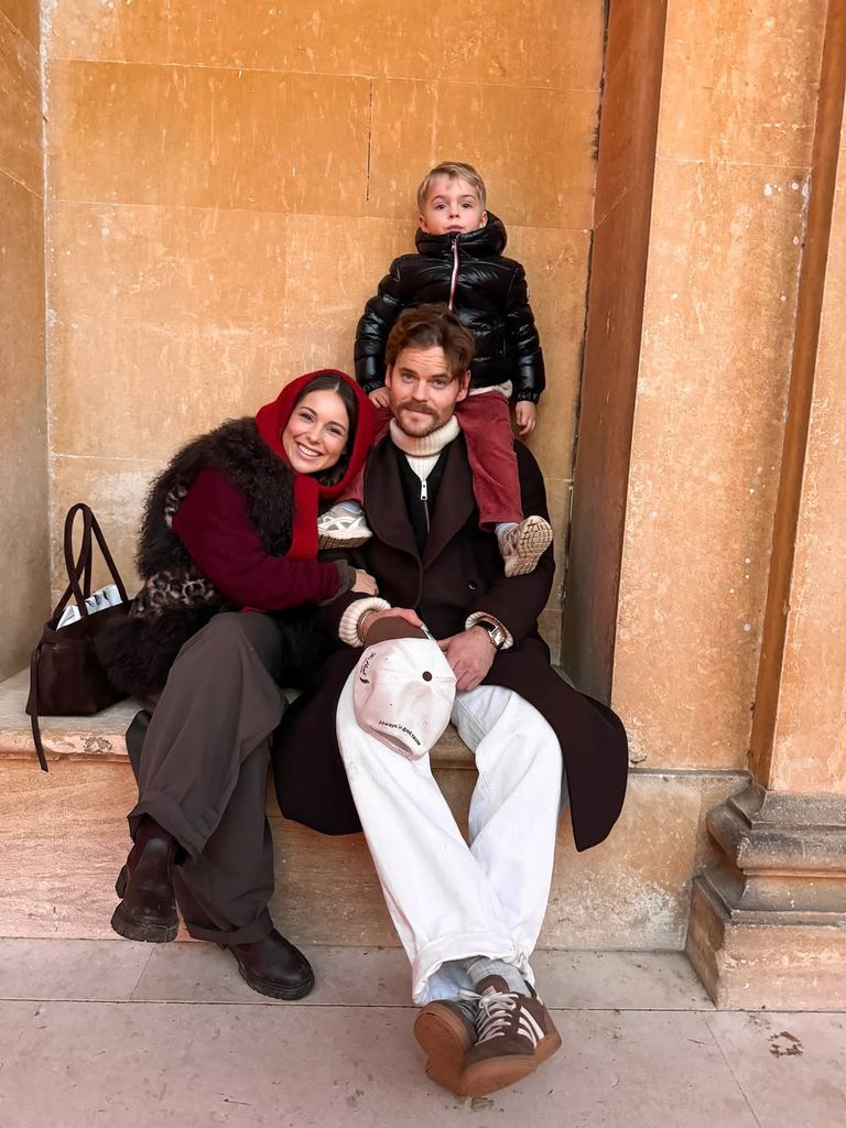 Louise is raising son Leo with her partner Ryan Libbey