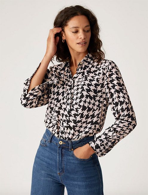 Marks and spencer printed shirt
