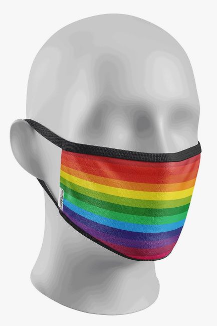 rainbow face mask